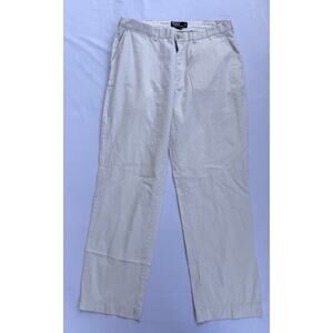 Vintage 80s Polo Ralph Lauren 36x32 Trousers Pants White